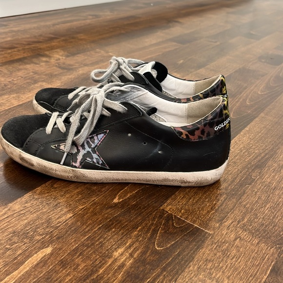 Golden Goose Superstar Holographic Leopard-Printed Sneakers - Picture 3 of 7